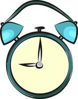 Image of alarm clock, vector or color illustration.