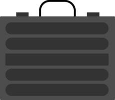 Old suitcase travel item luggage or baggage vector or color illustration