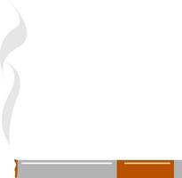 Image of cigarette, vector or color illustration.