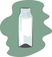 Drawing of a babys milk bottle vector or color illustration