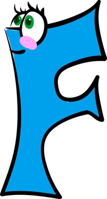 Happy letter F alphabet emoji vector or color illustration