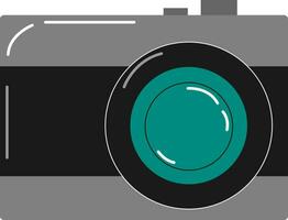 Painting of a camera vector or color illustration