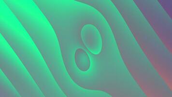 abstrato fundo com gradiente ondas suave linha comovente formas video