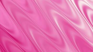 rosa pendenza animato sfondo morbido seta astratto il giro in movimento forme video