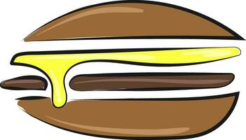 Sandwich icon, vector or color illustration.