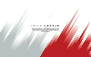 modern abstract red and white background design vector