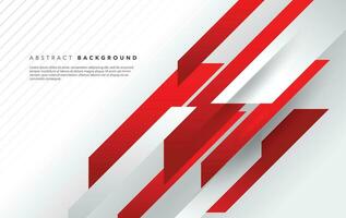 modern abstract red and white background design vector