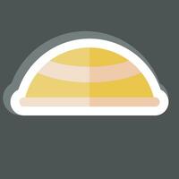 Sticker Hat. related to Ramadan symbol. simple design editable. simple illustration vector