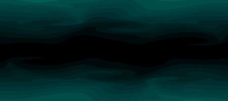 abstract dark green teal deep depth layer water wave background vector