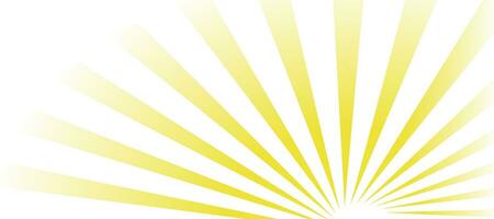 abstract background with yellow sun rays sunrise vector