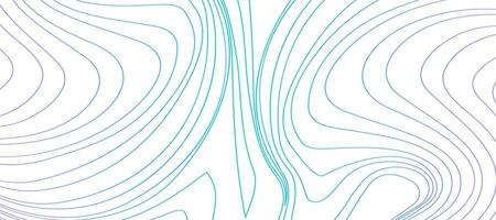 abstract background with flowing contour outline gradient colorful vector