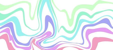 abstract colorful stripes liquid psychedelic background vector
