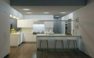 Modern Kitchen Interior Design. photo