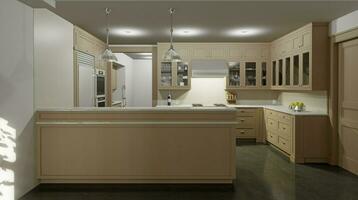 Modern Kitchen Interior Design. photo