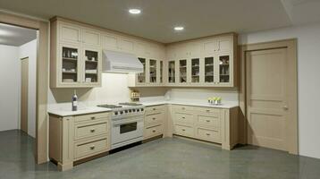 Modern Kitchen Interior Design. photo