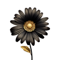 AI generated Gerbera flower isolated on transparent background png