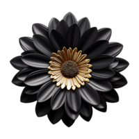 ai generiert Gerbera Blume isoliert auf transparent Hintergrund png