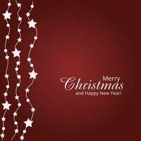 Merry Christmas background and Christmas tree graphic vector elements stacked with elements