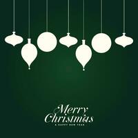 Merry Christmas background with Christmas pendants, gift boxes, hats vector collection