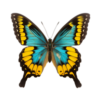 ai generiert Schmetterling png isoliert auf transparent Hintergrund