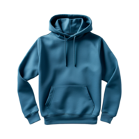 AI generated Blue hoodie isolated on transparent background png