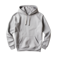 AI generated White hoodie isolated on transparent background png