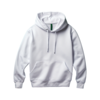 AI generated White hoodie isolated on transparent background png