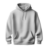 AI generated White hoodie isolated on transparent background png