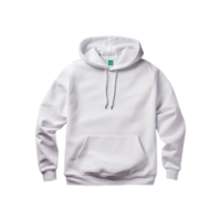 AI generated White hoodie isolated on transparent background png