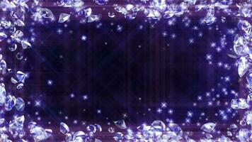 Purper diamant animatie video