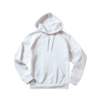 AI generated White hoodie isolated on transparent background png