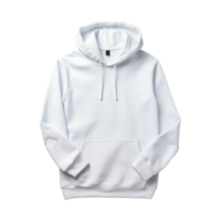 AI generated White hoodie isolated on transparent background png