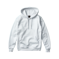 AI generated White hoodie isolated on transparent background png