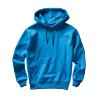 AI generated Blue hoodie isolated on transparent background png