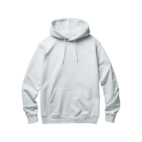 AI generated White hoodie isolated on transparent background png