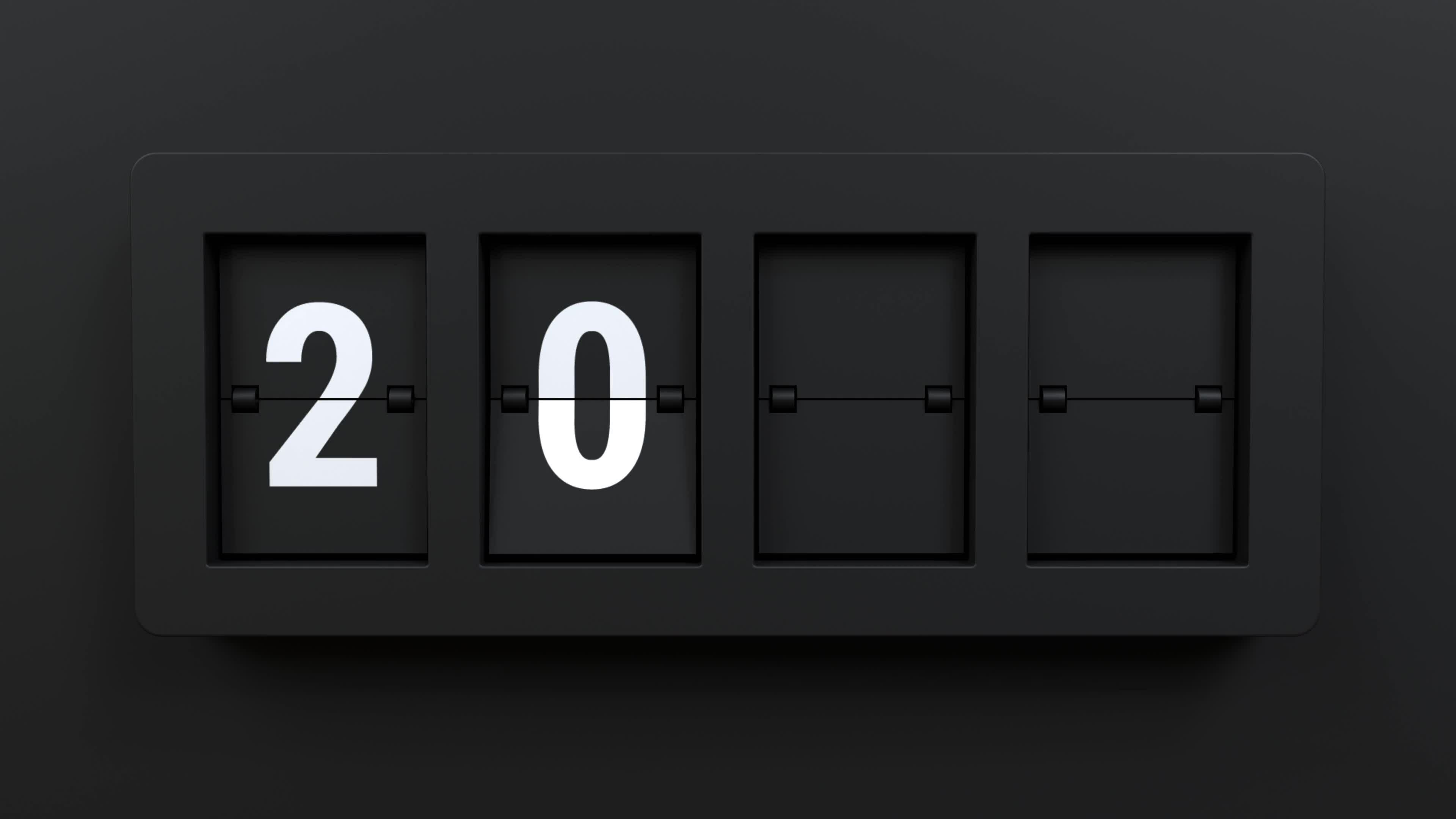 Countdown numbers 2024, Happy New year animation 35440063 Stock Video