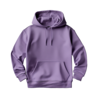 AI generated Purple hoodie isolated on transparent background png