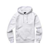 AI generated White hoodie isolated on transparent background png