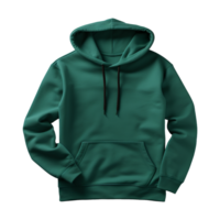 AI generated Green hoodie isolated on transparent background png