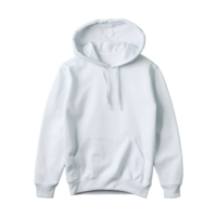 AI generated White hoodie isolated on transparent background png