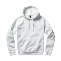 AI generated White hoodie isolated on transparent background png