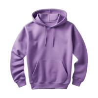 AI generated Purple hoodie isolated on transparent background png