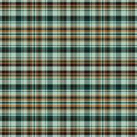 Tartan plaid pattern with texture and retro color. vector