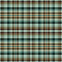 Tartan plaid pattern with texture and retro color. vector