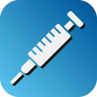Injection Vector Glyph Gradient Background Icon For Personal And Commercial Use.