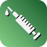 Injected Vector Glyph Gradient Background Icon For Personal And Commercial Use.
