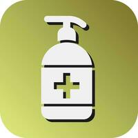 Sanitizer Vector Glyph Gradient Background Icon For Personal And Commercial Use.