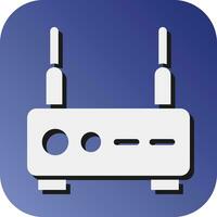 Modem Vector Glyph Gradient Background Icon For Personal And Commercial Use.