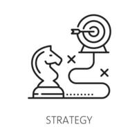 Strategy, SEM or search engine marketing icon vector