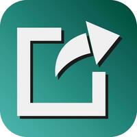 Export Vector Glyph Gradient Background Icon For Personal And Commercial Use.